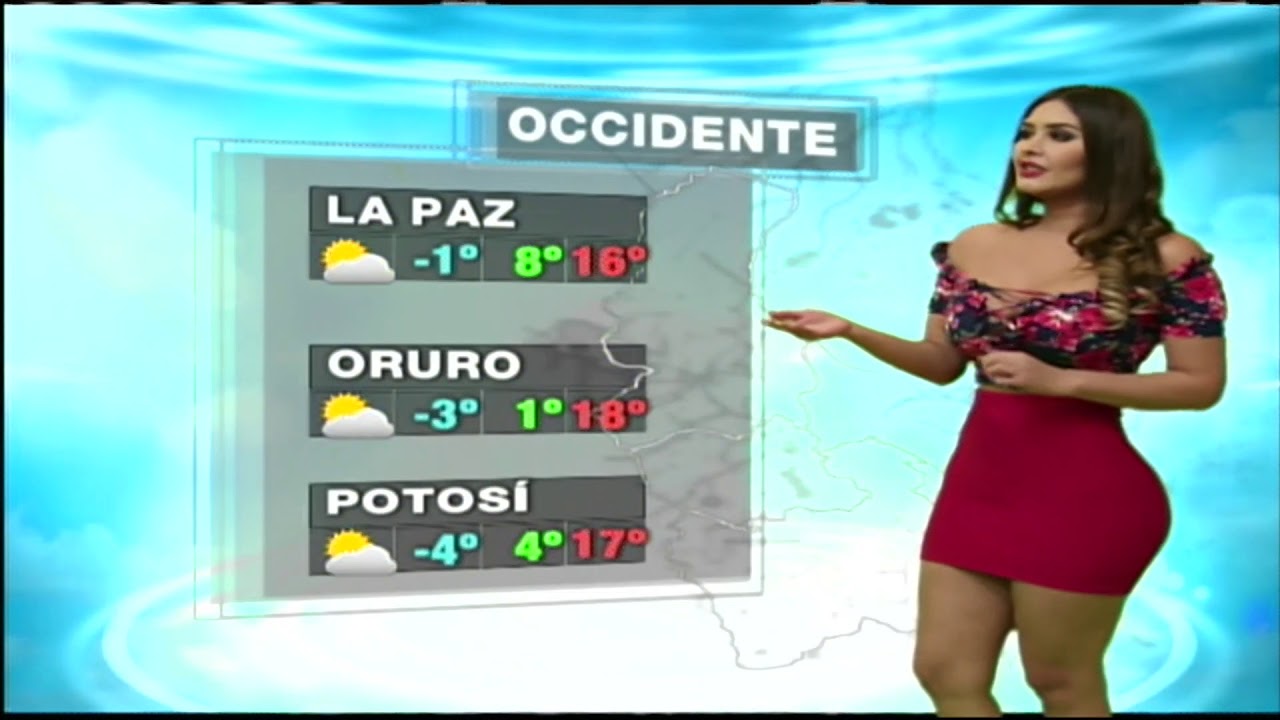 Patricia Peña Zambrana El Clima Por Atb Hd Viva La Mañana Bellas Presentadoras Tv İzle 