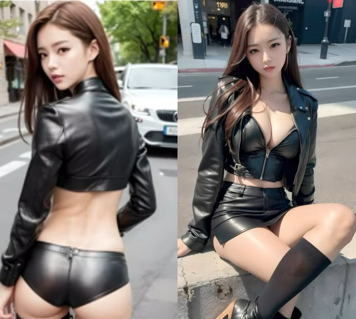 【4K】라텍스 여자 모델 룩ㅣLatex Sexy Girl AI LOOK BOOK ep2