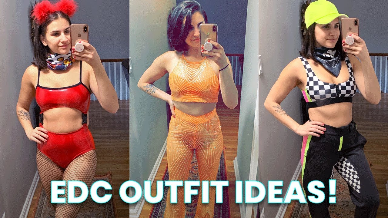 What I'm Wearing to EDC Orlando | Rave Outfit Ideas & Try On