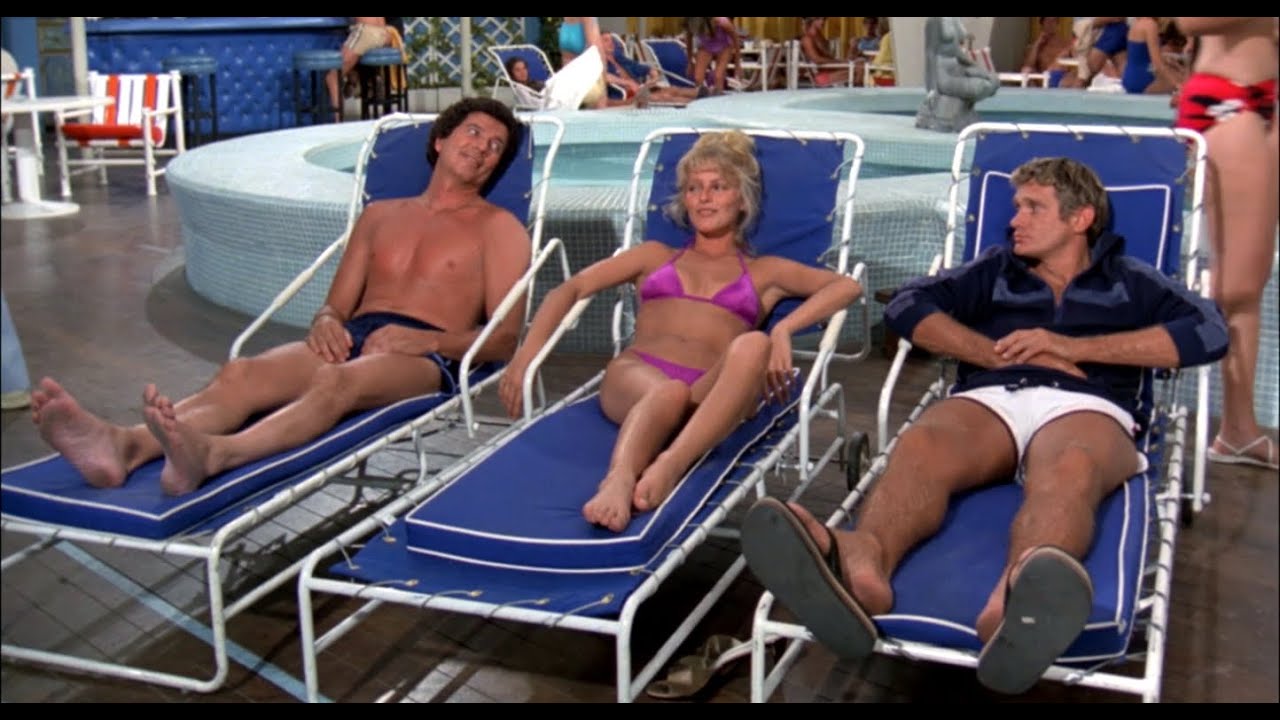 Blonde Hottie Cheryl Ladd (Kris Monroe) Getting Sun In A Purple Bikini on 'The Love Boat' 1080P BD