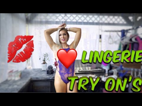 SEXY PURPLE LİNGERİE, AND DRESS TRY ON'S