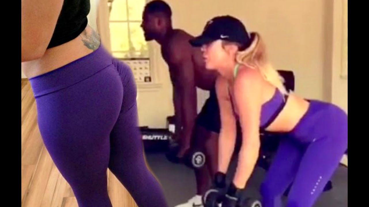 Khloe Kardashian Hot Workout Video With Boyfriend Tristan Thompson