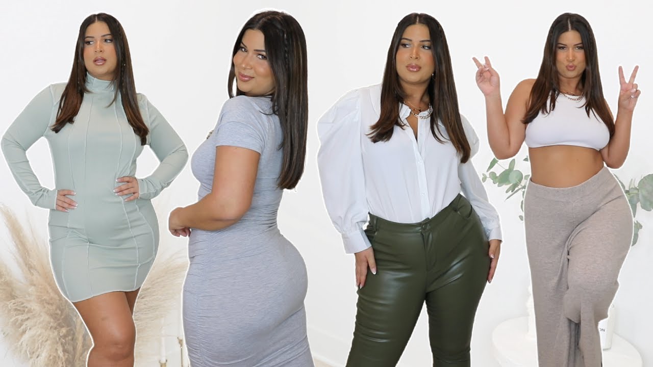 Curvy + Plus Size MISSGUIDED TRY ON HAUL! Cute & Trendy Outfits