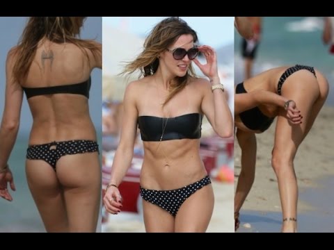 Katie Cassidy Hot Butt Show In Miami