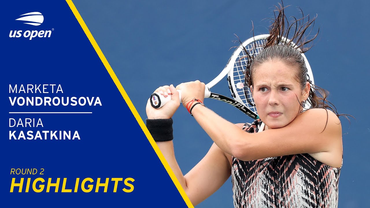 Marketa Vondrousova vs Daria Kasatkina Highlights | 2021 US Open Round 2