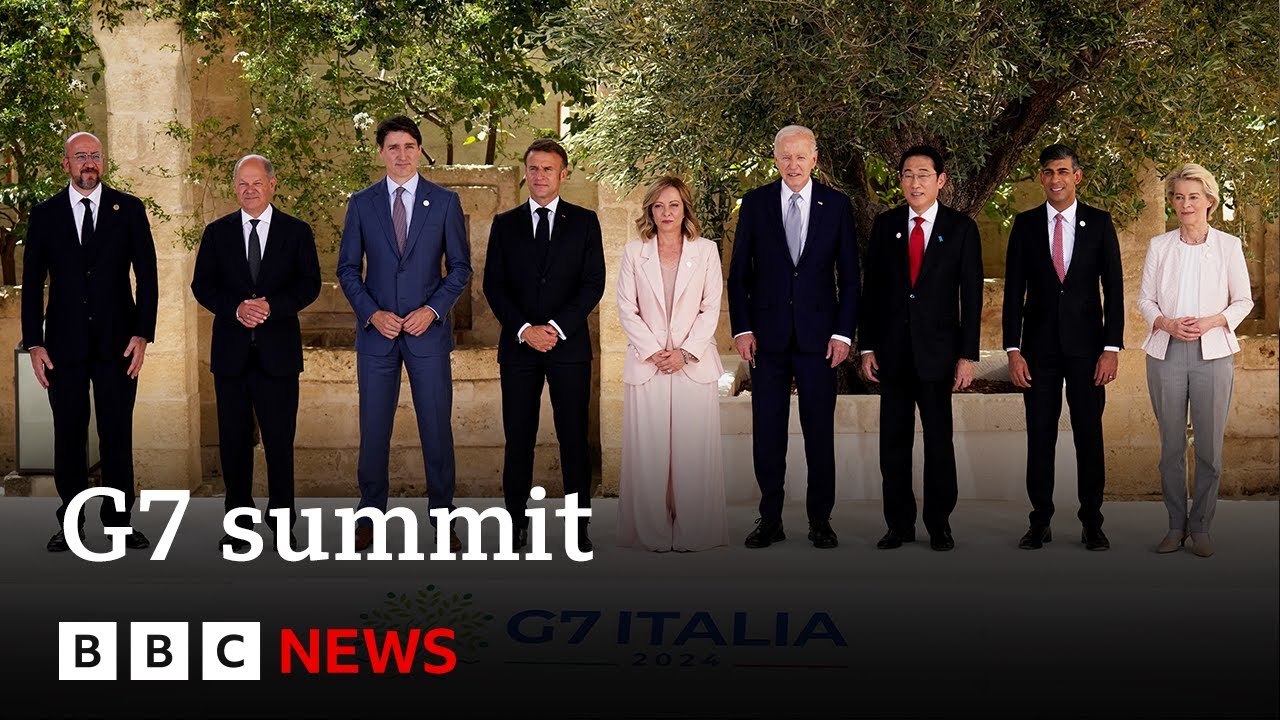GAZA, UKRAİNE AND AI ON G7 SUMMİT AGENDA | BBC NEWS