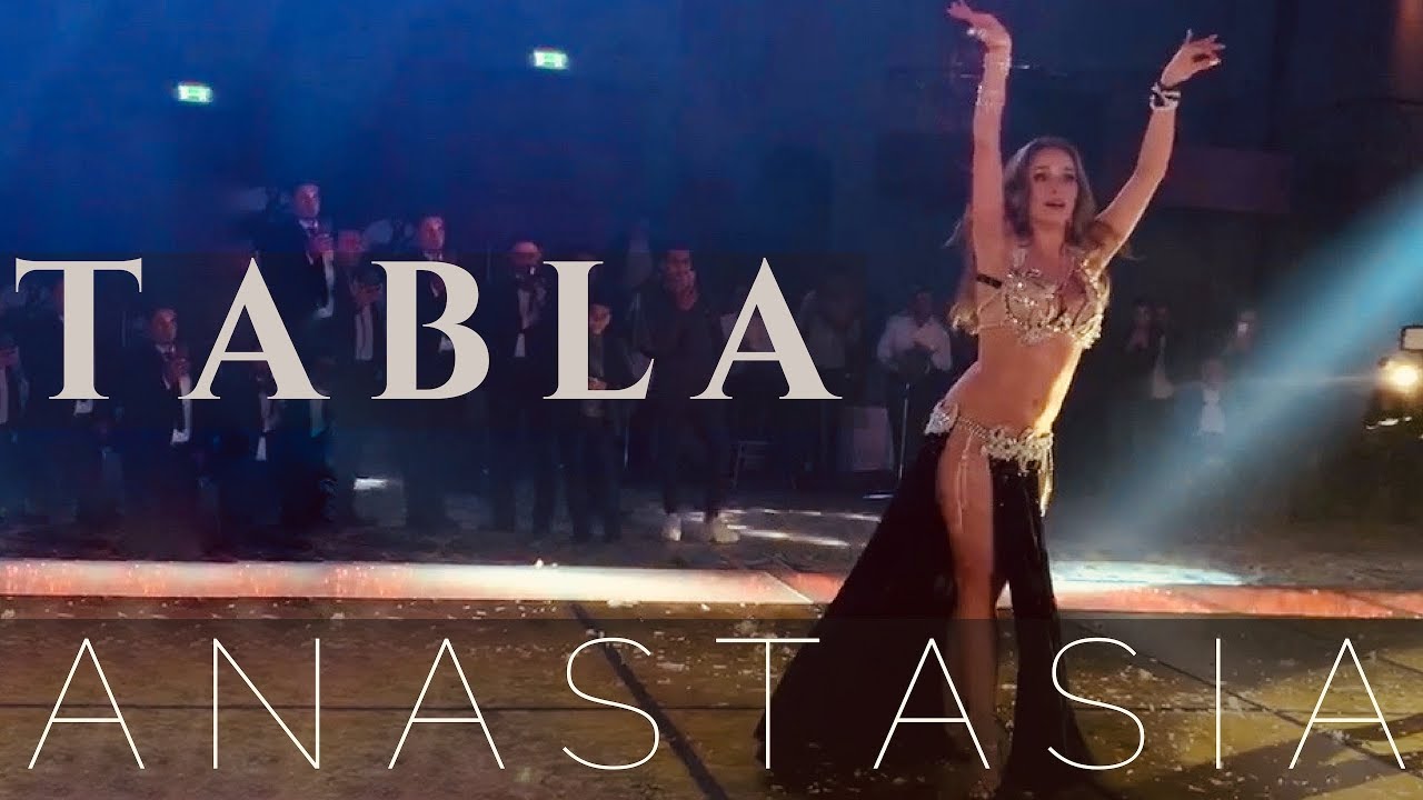 ANASTASIA BISEROVA live tabla   الراقصة انستازيا طبلة لايف