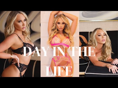 day ın the life | sexy bts photoshoot featuring claudia fijal  miss lynnie marie