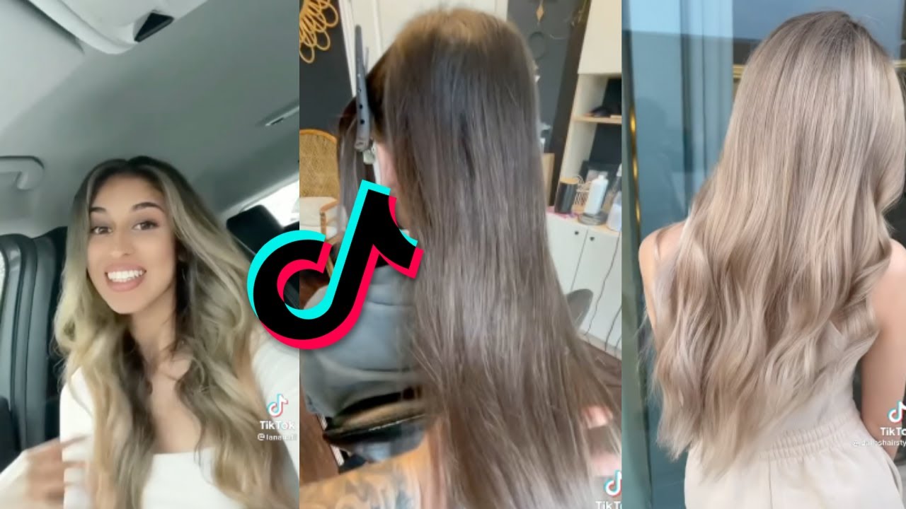 Brown to Blonde Hair Transformation | Tiktok Compilation #3 | Hairtok | Tiktok Trends