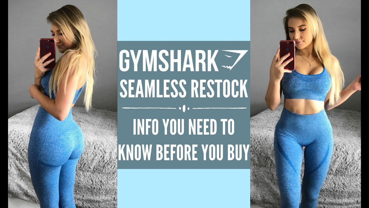GYMSHARK HAUL SEAMLESS RESTOCK | INFO YOU SHOULD KNOW | CUTE GYM CLOTHES HAUL/ TRY ON/ REVİEW