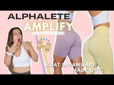 ALPHALETE AMPLIFY SEAMLESS NEW RELEASES | TRY ON HAUL & HONEST REVIEW + TESTING IN GYM! #ALPHALETE