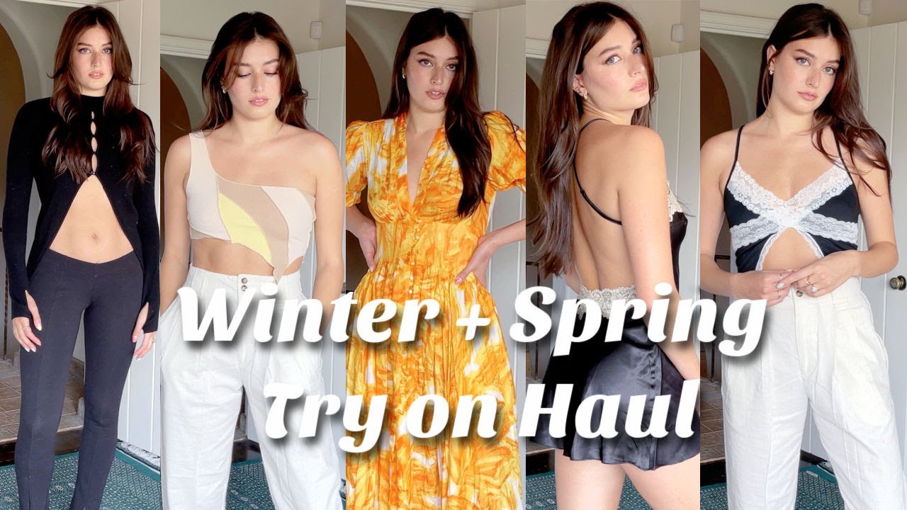 Winter + Spring 2021 Try on Clothing Haul