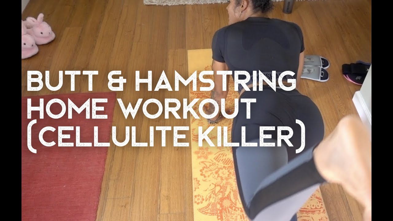 Butt  Hamstring Home Workout (Cellulite Killer) ft. Melissa Alcantara @Fitgurlmel