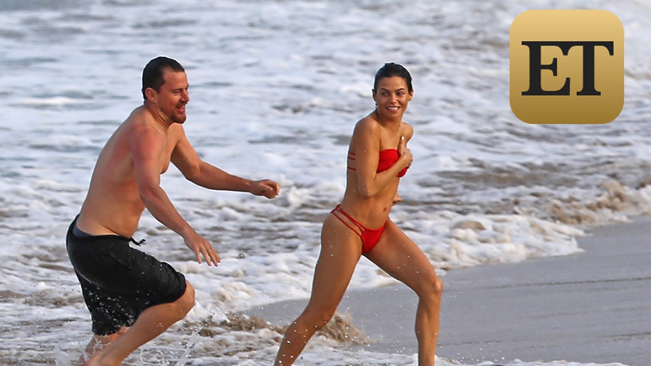 JENNA DEWAN SİZZLES İN SKİMPY RED BİKİNİ DURİNG PDA-FİLLED BEACH DAY WİTH CHANNİNG TATUM