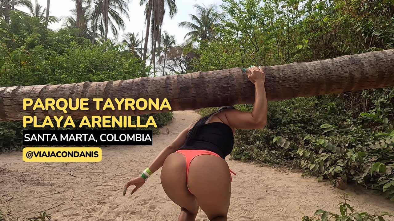 PARQUE TAYRONA Playa Arenilla cerca de Santa Marta Colombia 4K | ViajaConDanis