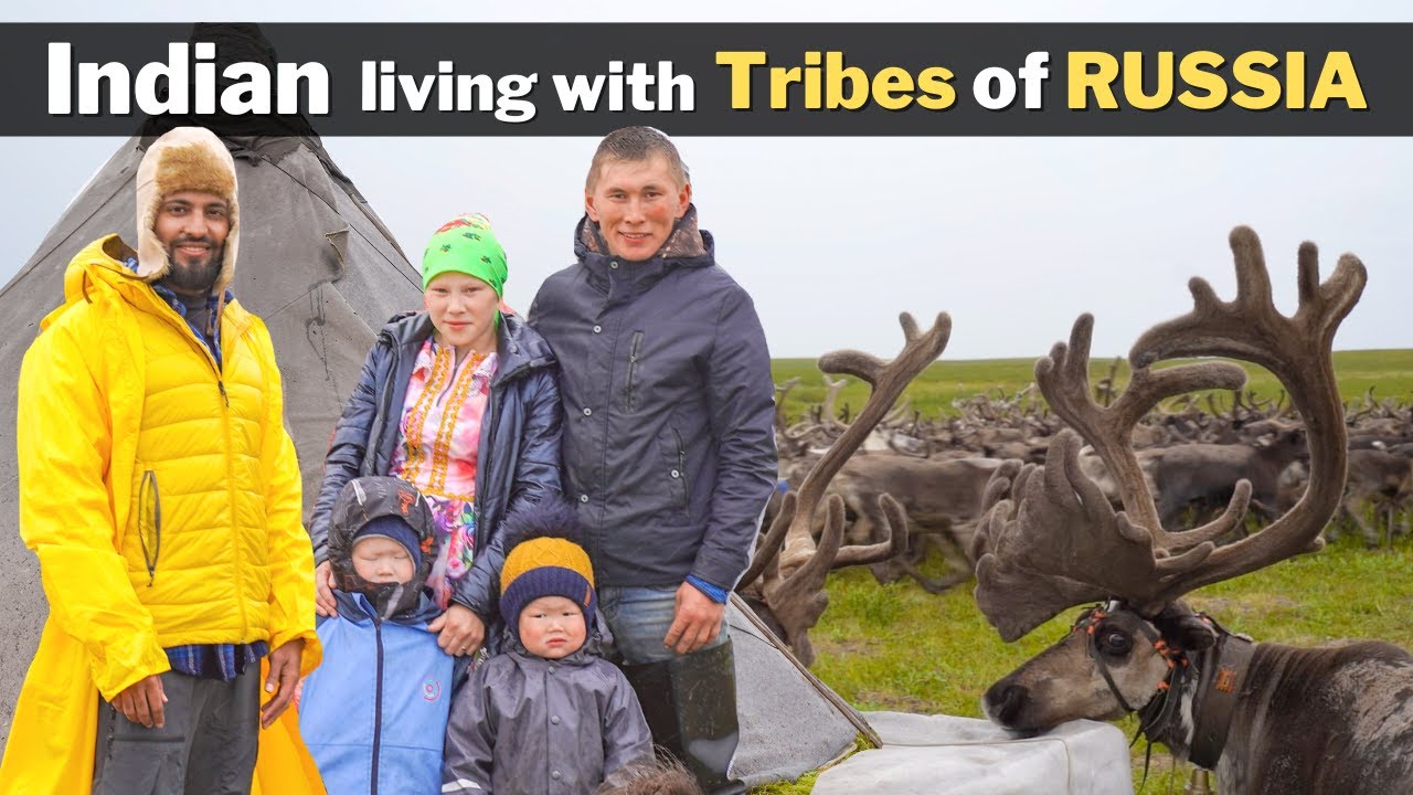 Living with NOMADs of Arctic RUSSIA & Reindeers [ NENETS tribe ]