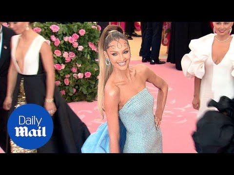 Candice Swanepoel is staggering on the 2019 Met Gala red carpet