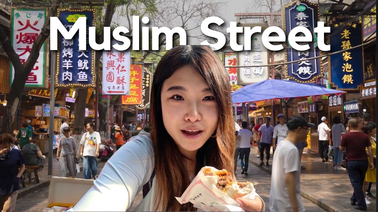 Mosque, halal food, Muslim Street in Xi'an | China  EP3