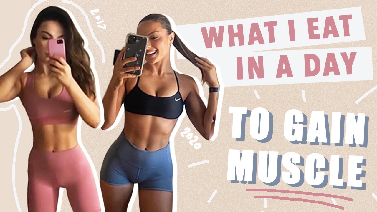 WHAT I EAT IN A DAY TO GAIN MUSCLE  STRENGH | Krissy Cela