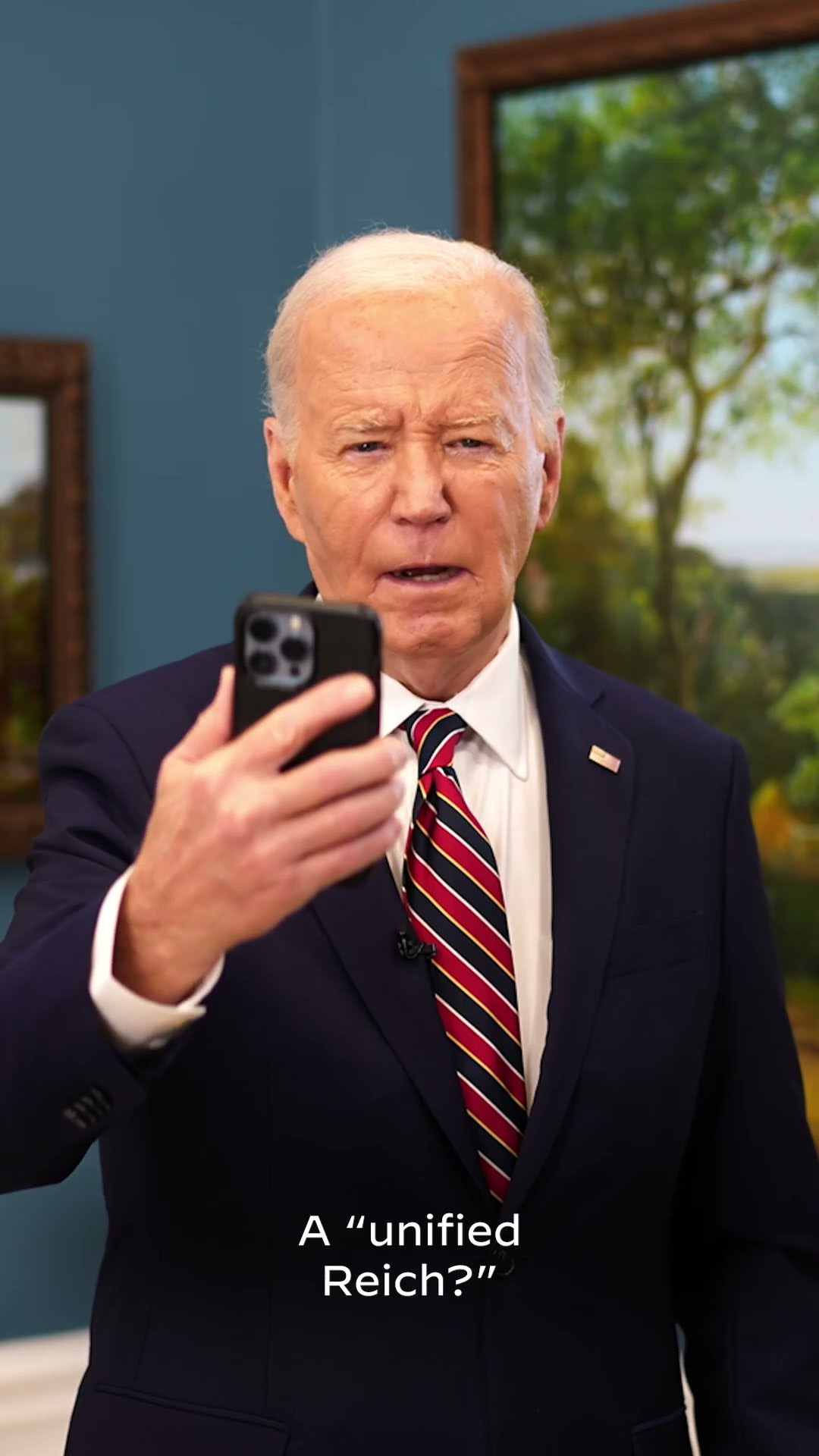 President Biden Reacts to Trump's Unified Reich Ad