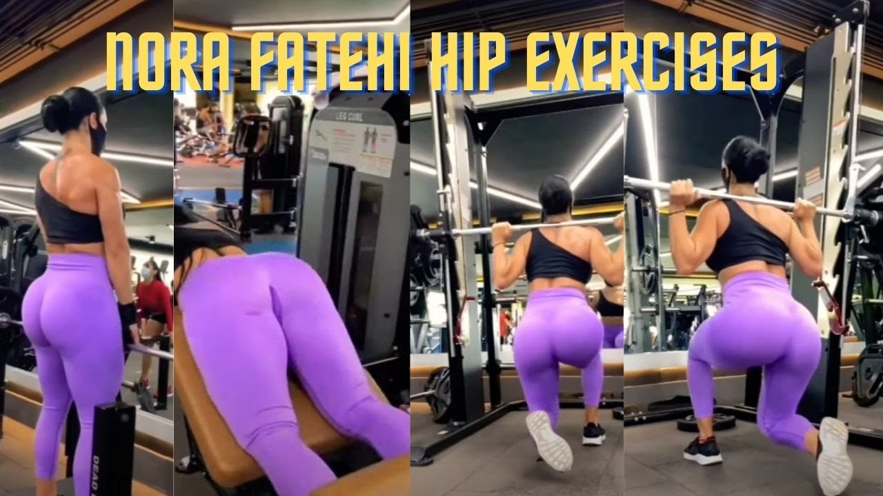 Nora Fatehi Hot Fitness Model Workout at Gym | Nora Fatehi Hip Exercises | Fitnezz of Bollywood