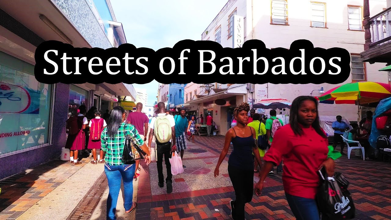 Barbados Streets - Walking around Bridgetown 2017