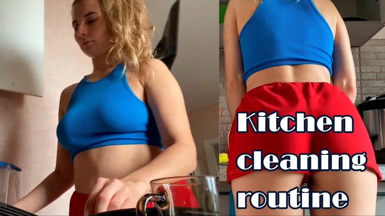 Kitchen cleaning routine | House deep cleaning
