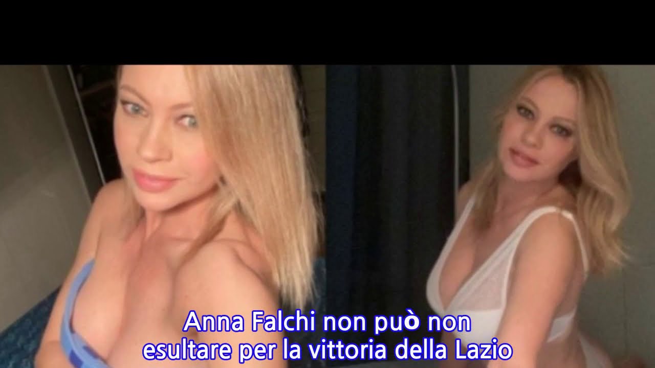 Anna Falchi da censura, la Lazio vince e lei si spoglia tutta: la foto con indosso solo...
