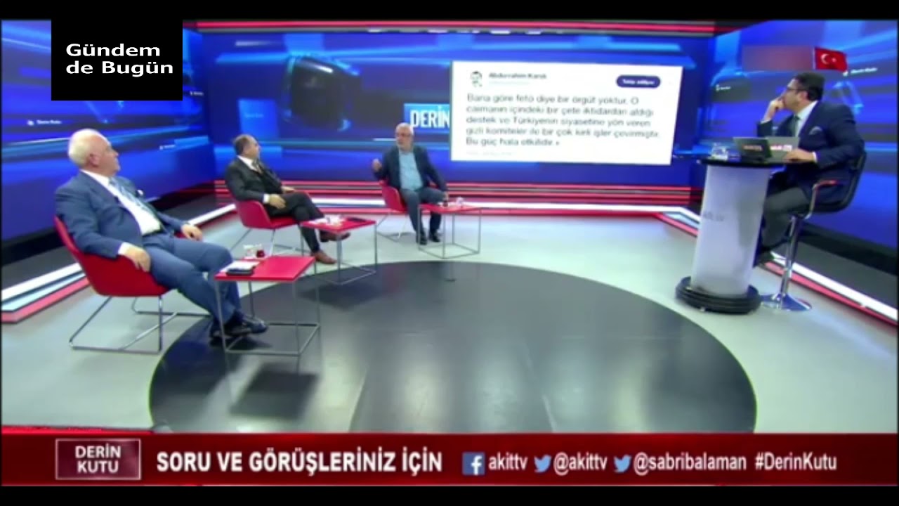 Akit Tv'de 'Fetö diye örgüt yoktur' ifadesi, Metiner yayını terketti