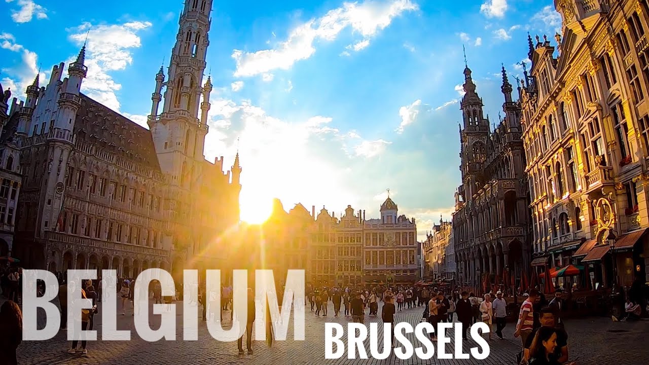 BRUSSELS, Belgium Walking Tour (4k HD 60 fps) | A Virtual Walking Tour | 2023 #trending#youtube
