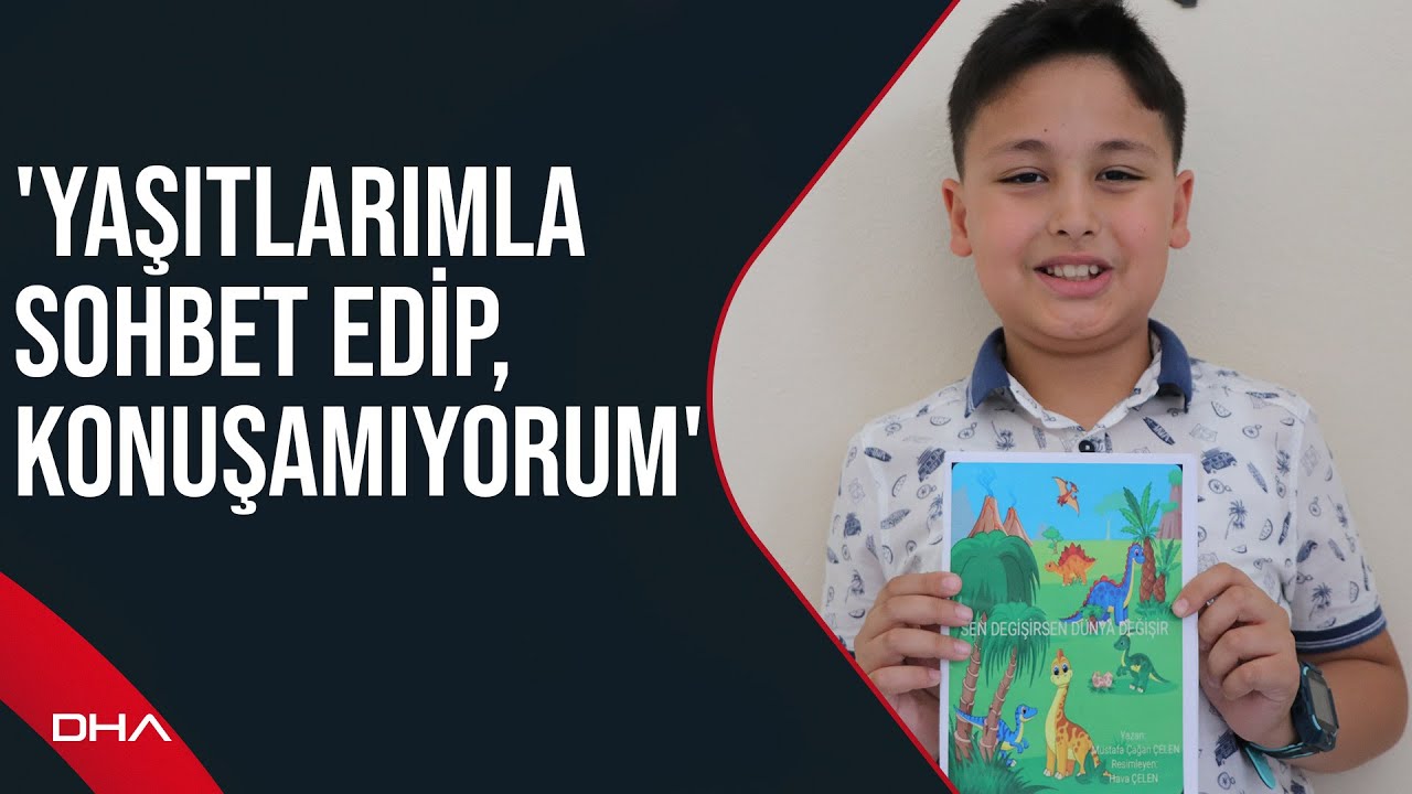 Kayseri'de 9 yaşındaki Mustafa, akran zorbalığı konulu kitap yazdı