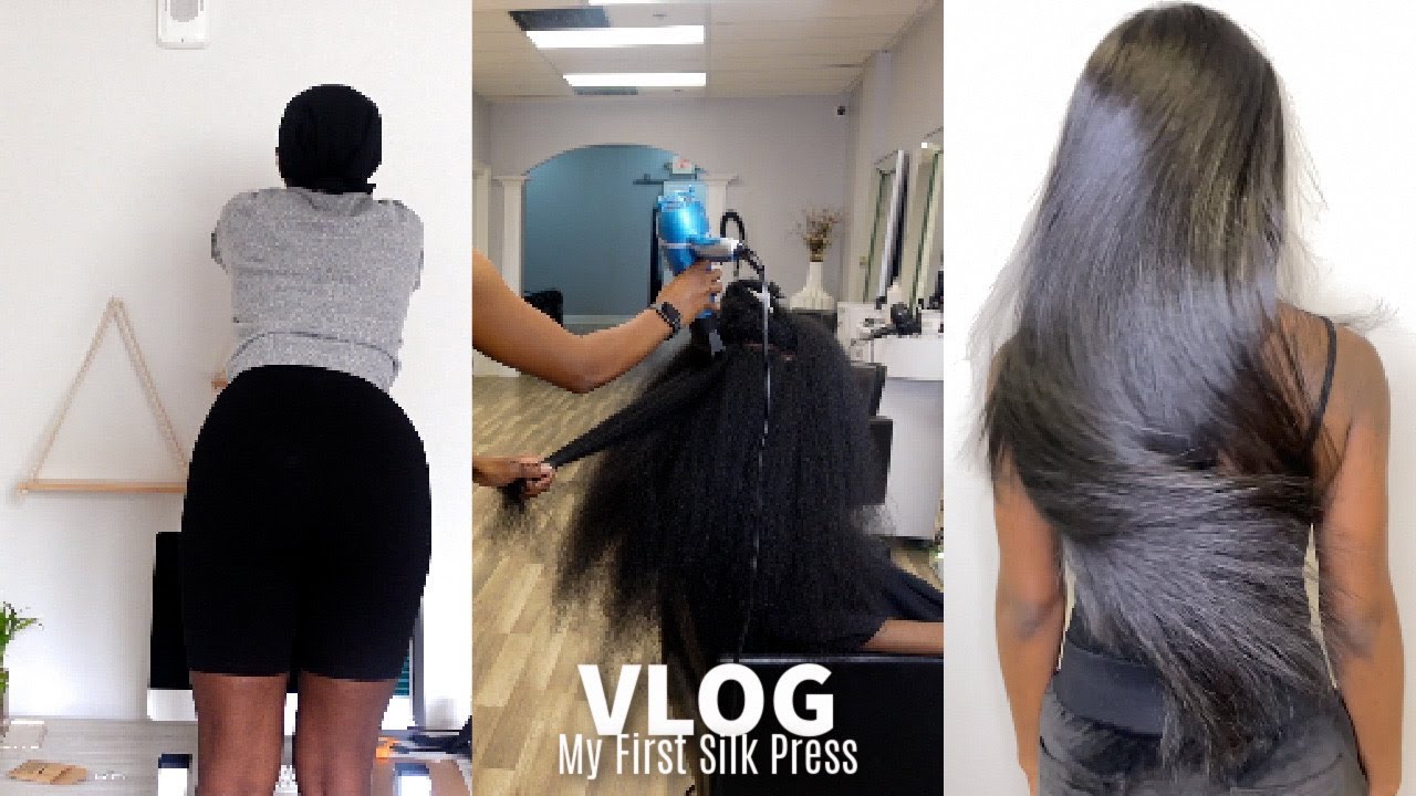 Weekly Vlog: My First Silk Press In 9 Years  Finishing My Bedroom l Too Much Mouth Vlogs