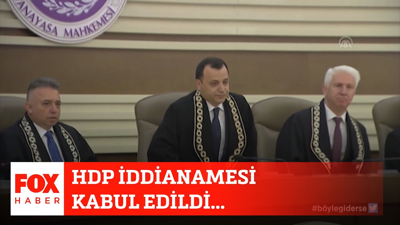 HDP iddianamesi kabul edildi... 21 Haziran 2021 FOX Ana Haber