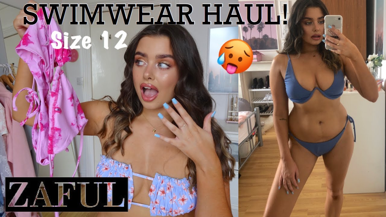 HUGE SIZE 12 SWIMWEAR TRY ON HAUL! ZAFUL | AM I REALLY PUTTİNG THİS ON THE İNTERNET LOL?
