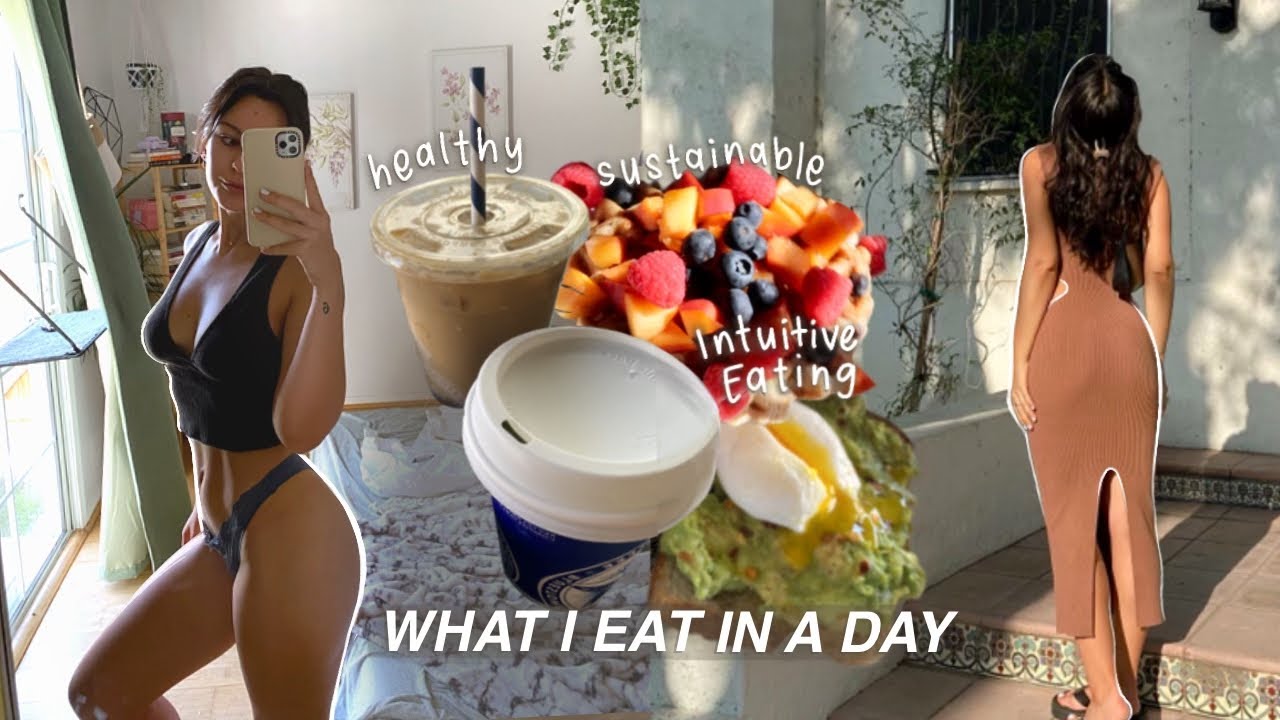 WHAT I EAT IN A DAY | Realistic Intuitive Eating Example