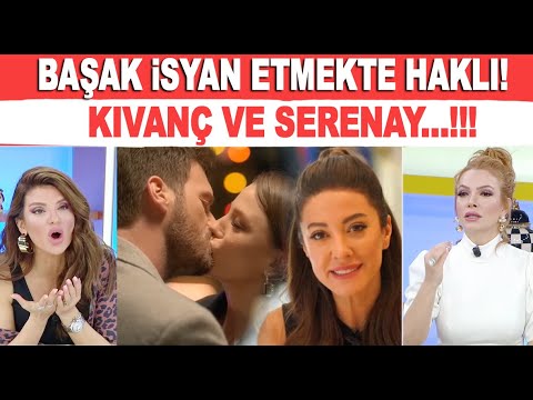 Kıvanç Tatlıtuğ Serenay Sarıkaya'nın öpüşme sahnesi Başak Dizer'i çileden çıkarttı