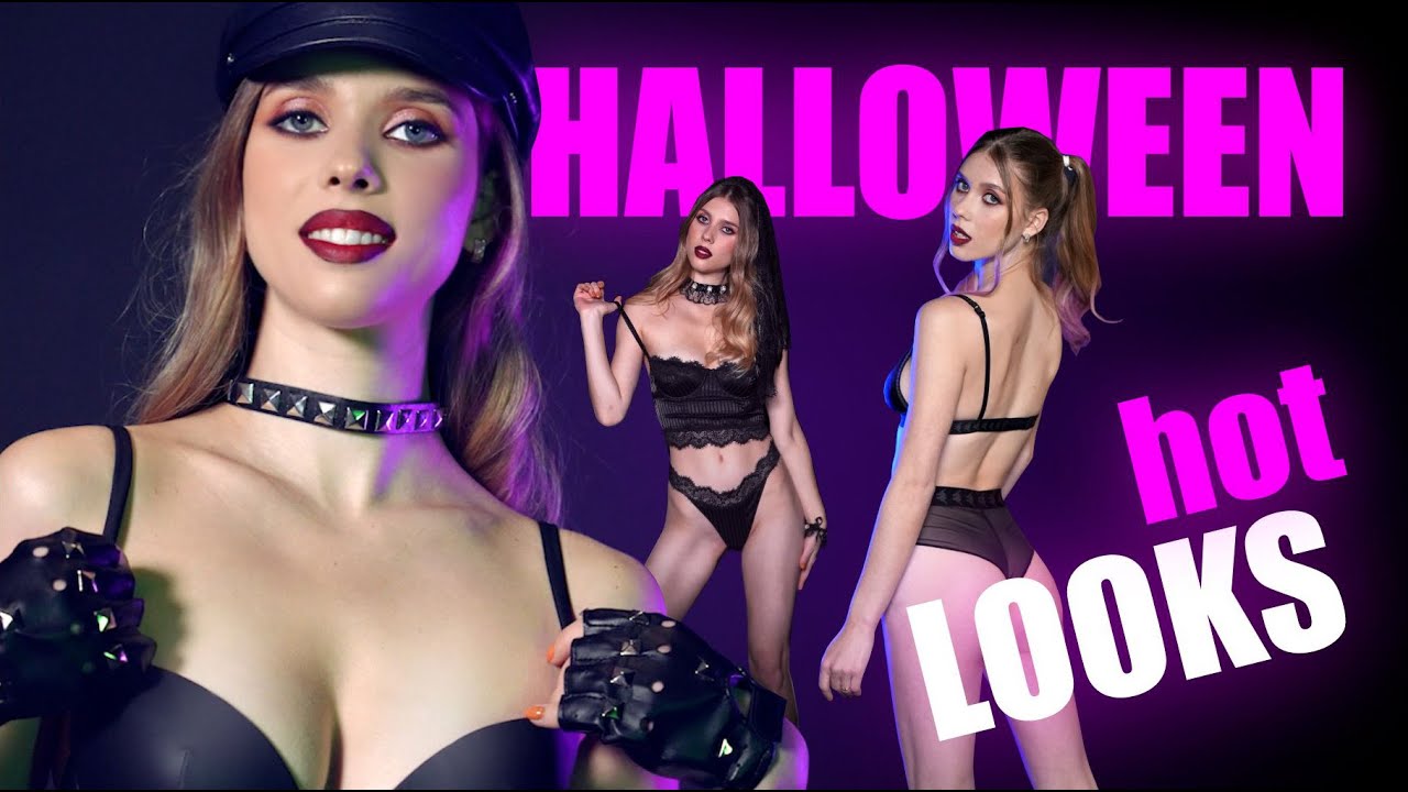 Halloween dark'n goth sexy lingerie | Try On Haul