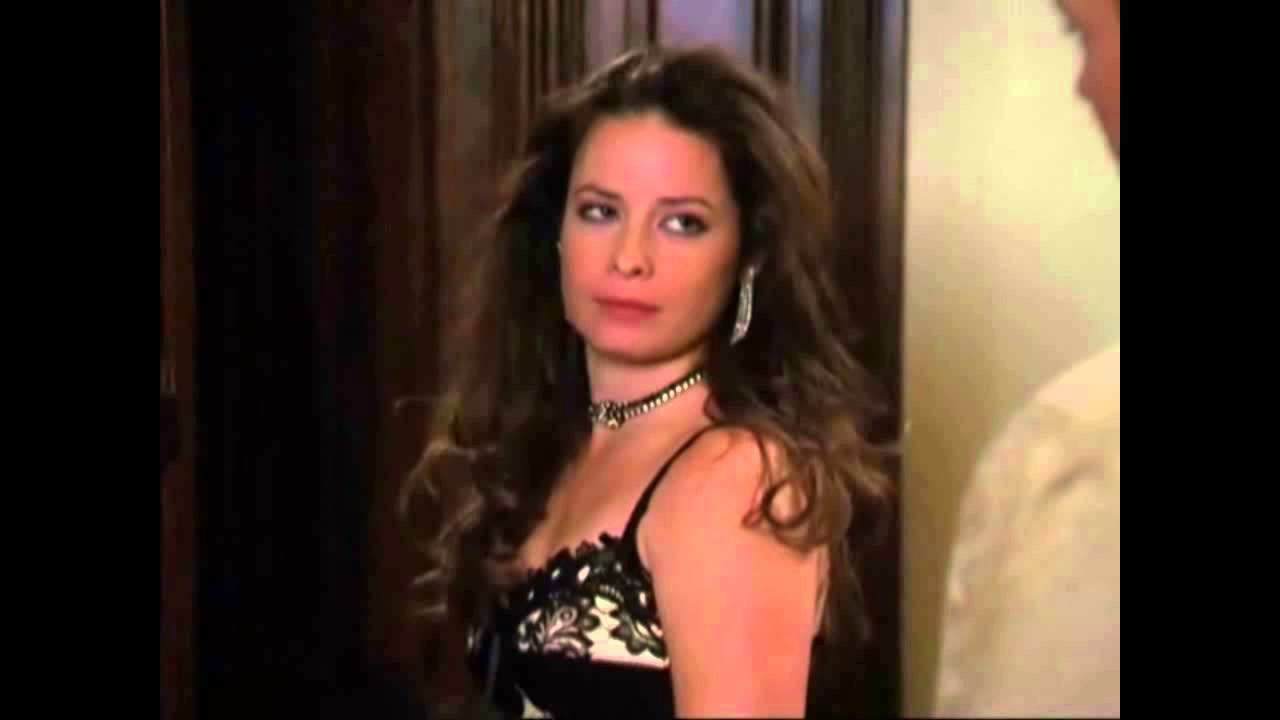 Holly Marie Combs Whips Her Hair Back and Forth