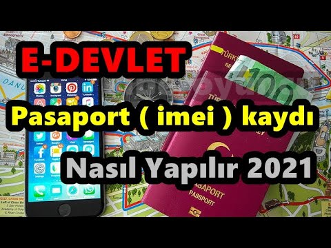 E-DEVLET Üzerinden Cep Telefonu Pasaport ( İMEİ ) Kaydı Nasıl Yapılır 2021 