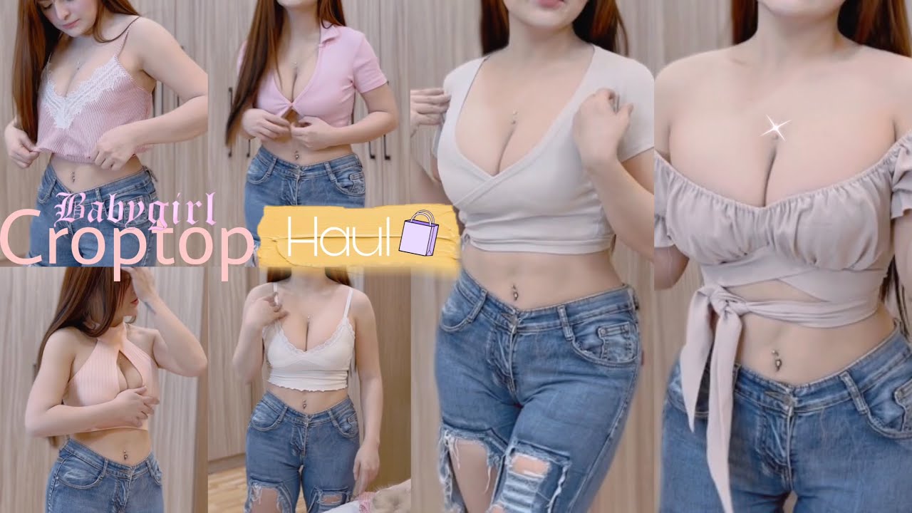 SEXY CROP TOPS TRY ON HAUL