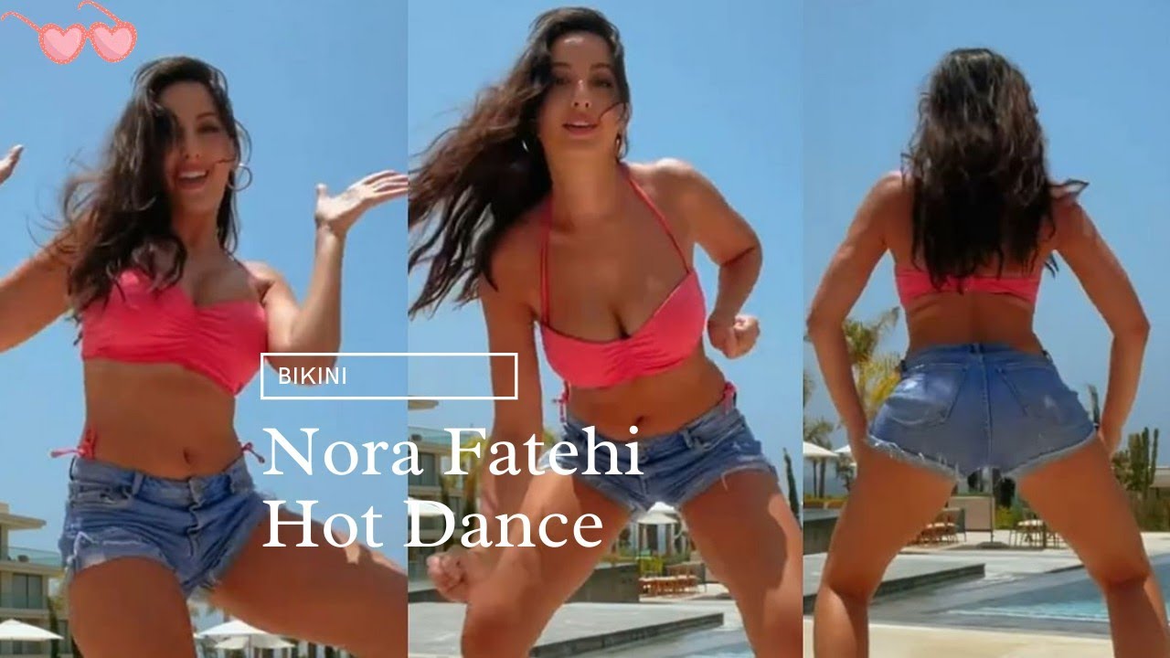 Nora Fatehi'den kot şortla dans