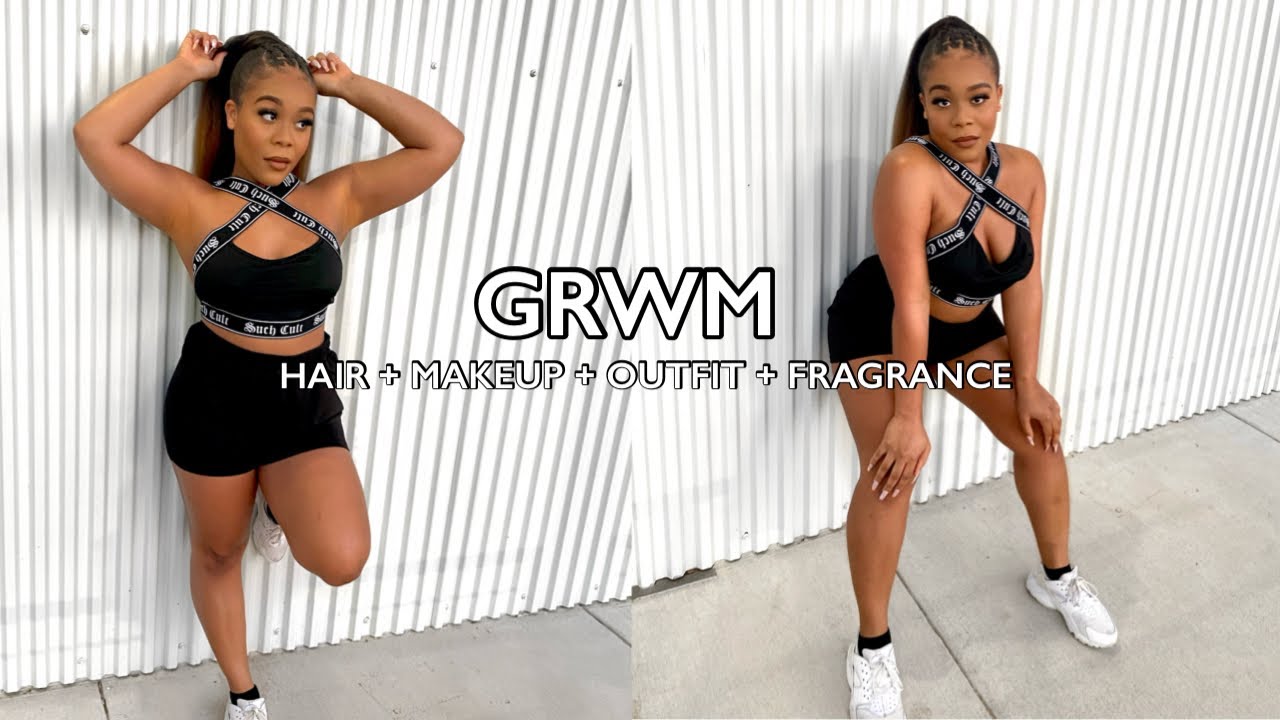 GRWM | HAIR + MAKEUP + OUTFIT + FRAGRANCE