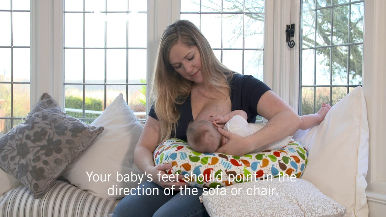How-to: Rugby Hold Breastfeeding Position
