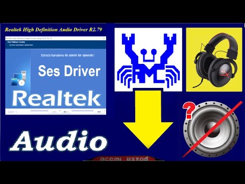 Realtek High Definition Audio Kurulumu. Ayarları ve Ses HATA çözümleri