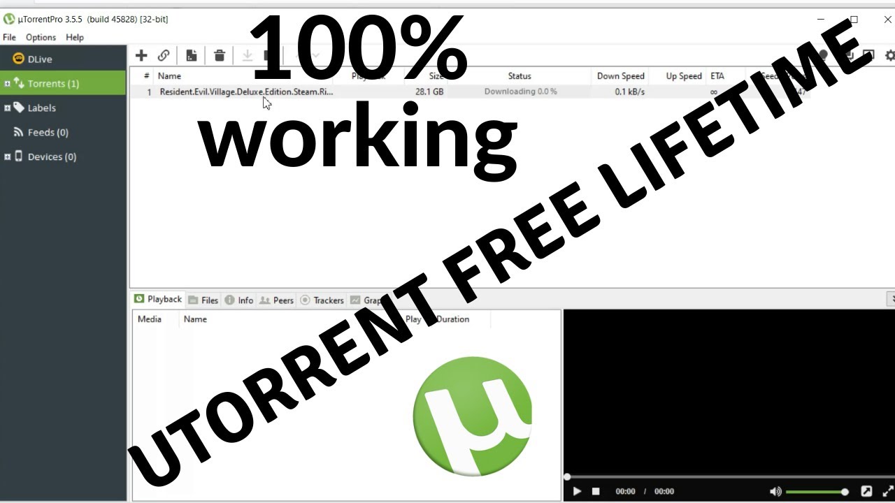 UTORRENT PRO FOR FREE İN WİNDOWS 10/8/7 - 2021 | LİFETİME FREE 100% WORKİNG