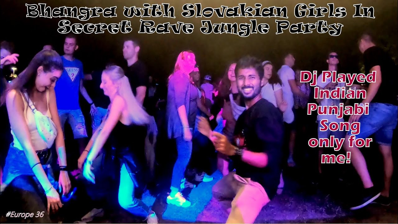 Danced on Punjabi Song with Hot Slovakian Girls in Bratislava . Must Watch