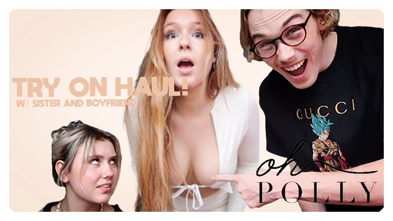 HUGE OH POLLY TRY ON HAUL | BOYFRIEND AND SISTER RATE MY OUTFITS