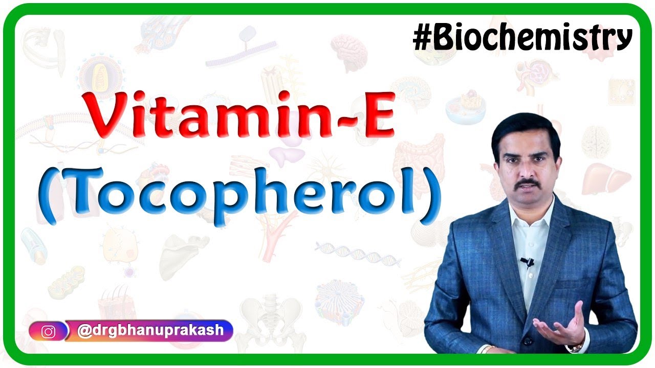 Vitamin E (Tocopherol) #Usmle Biochemistry: Sources, Daily requirements, Functions, Deficiency.