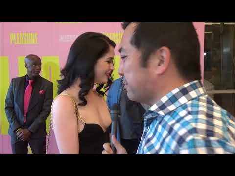 Evelyn Claire Red Carpet Interview for Pleasure