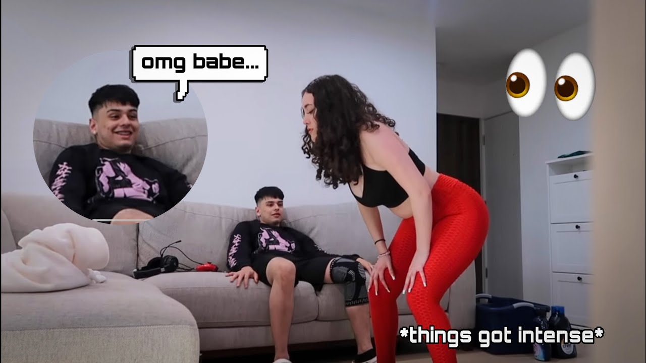 WORKING OUT WHILE WEARING FAMOUS BUTT-LIFTING LEGGINGS *BOYFRIEND'S REACTION*